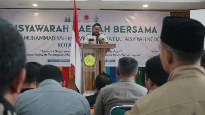 Musyda PDPM Banda Aceh Zul Hafiyan Sampaikan Perkokoh Gerakan Pemuda Negarawan 