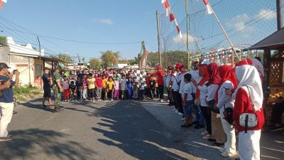 Meriahkan HUT RI ke-79, Forkompika dan AKD Kecamatan Bluto Gelar Jalan Sehat dan Senam Bersama