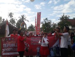 Desa Sera Tengah Gelar Jalan Sehat Sambut HUT RI Ke-79, 1200 Kupon Dibagikan