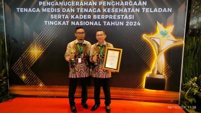Ketua Bidang EMT MDMC Raih Penghargaan Tenaga Kesehatan Teladan Kategori Penanggulangan Krisis Kesehatan 2024