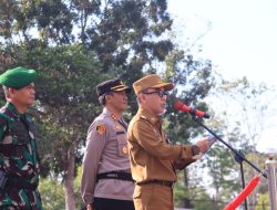 Bupati Way Kanan Pimpin Apel Gelar Pasukan Operasi Mantap Praja Krakatau 2024 untuk Pengamanan Pilkada