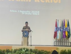 Prof. Dr. Khudzaifah Dimyati Dilantik Sebagai Rektor Universitas Muhammadiyah Banjarmasin Periode 2024-2026
