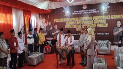 Pilkada Lampung Barat 2024, Parosil-Hasnurin Calon Tunggal Lawan Kotak Kosong