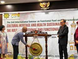Seminar Internasional Soroti Perkembangan Pangan Fungsional dan Nutrasetikal, Rektor UWM: Potensi Ekonomi Luar Biasa untuk Indonesia