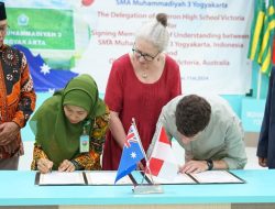 MoU Kedua: SMA Muga Yogyakarta Sambut Kunjungan Internasional dari Australia