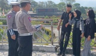 Pengawasan Ketat Sat Lantas Polres Lampung Barat di Pagi Hari untuk Minimalkan Kecelakaan