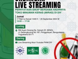 Ormas Islam DIY Serukan Penolakan Terhadap Merebaknya Toko Miras: “Bukan Sekadar Bisnis, Ini Ancaman Akhlak”