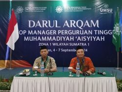 Rektor Universitas Muhammadiyah Metro Tunjuk Perwakilan untuk Ikuti Darul Arqom Top Manager di Medan