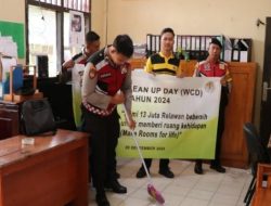 World Cleanup Day 2024: Polres Lampung Barat Galang Aksi Bersih-bersih Bersama Masyarakat
