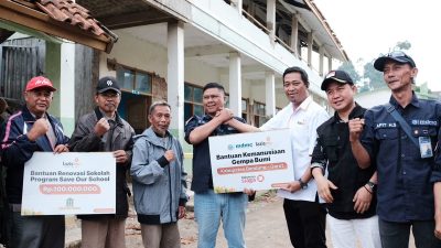 Muhammadiyah Salurkan Bantuan dan Revitalisasi Sekolah Terdampak Gempa di Kabupaten Bandung