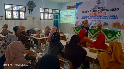 MIM 1 Ujungpangkah Siap Meningkatkan Perolahan Peserta Didik Tahun 2025/2026 Melalui Pembinaan Team Marketing