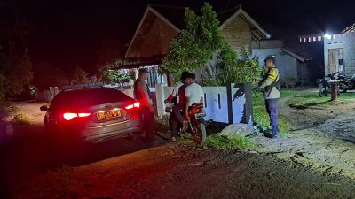 Patroli KRYD Polsek Baradatu Tingkatkan Keamanan Masyarakat Malam Hari