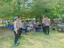 Ciptakan Kamtibmas Aman, Polres Pesisir Barat Gelar Patroli di Pantai Labuhan Jukung