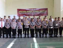 Kapolres Way Kanan Pimpin Sertijab Kapolsek Way Tuba