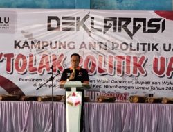 Bawaslu Way Kanan Gelar Deklarasi Kampung Anti Politik Uang