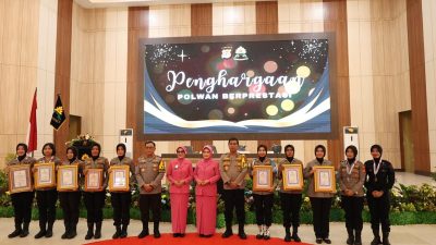 704 Polwan Polda Lampung Dituntut Jadi Polisi Ideal dan Beradap