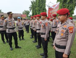 Jaga Kondusivitas, Polres Way Kanan Gelar Apel Siaga Satu untuk Pilkada 2024