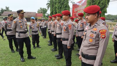 Jaga Kondusivitas, Polres Way Kanan Gelar Apel Siaga Satu untuk Pilkada 2024
