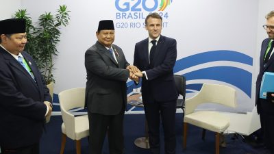 Indonesia dan Prancis Perkuat Hubungan Bilateral Lewat Pertemuan Prabowo-Macron di KTT G20