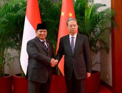 Presiden Prabowo Subianto Lakukan Pertemuan Bilateral dengan Ketua Kongres Rakyat Nasional RRT Zhao Leji di Beijing