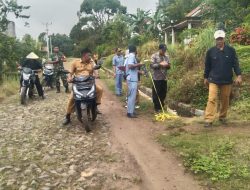 Tim Monitoring Kecamatan Kasui Tinjau Proyek Pembangunan di Kampung Tanjung Harapan