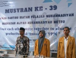 Musyawarah Ranting ke-39 IPM MA Muhammadiyah Metro Berlangsung Khidmat dan Penuh Semangat
