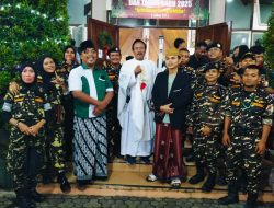 Harmoni Keberagaman: Banser Lampung Jaga Malam Misa Natal