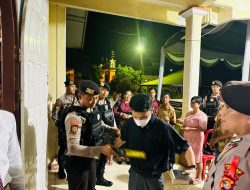 280 Personel Gabungan Polres Way Kanan Amankan Ibadah Malam Natal 2024