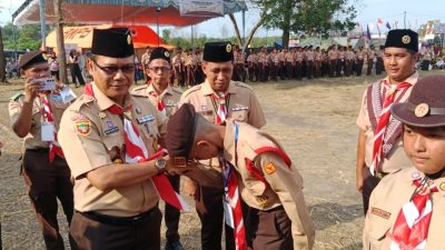 Perkemahan Akhir Tahun 2024 Resmi Digelar Kwarran Gelumbang dengan Semangat “Bergerak”