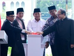 Presiden Prabowo Resmikan Terowongan Silaturahim: Simbol Toleransi Beragama