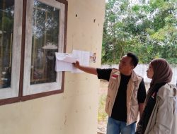 Panwaslu Kecamatan Way Tuba Patroli Awasi Pengumuman DPS