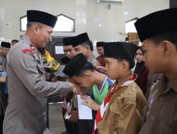 Tausiyah dan Santunan: Polres Way Kanan Memperingati Isra Mi’raj Nabi Muhammad SAW