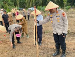 Kolaborasi Polres Way Kanan Dukung Swasembada Pangan Nasional