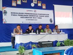 Panwaslu Kecamatan Way Tuba Gelar Sosialisasi Pengawasan Partisipatif