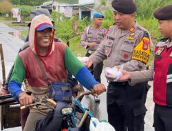 Berbagi Berkah Ramadan, Polres Way Kanan Gelar Aksi Sosial Bagi Takjil