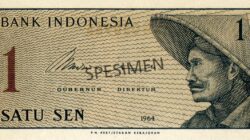 Rp1 sen 1964 depan Rp1 sen 1964 depan