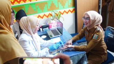 Plt. Bupati Way Kanan Ayu Asalasiyah Ikuti Program Cek Kesehatan Gratis sebagai Kado Ulang Tahun dari Negara