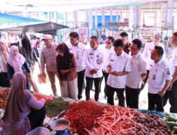 Stabilisasi Harga Pangan, TPID Way Kanan Gelar Sidak Pasar Blambangan Umpu