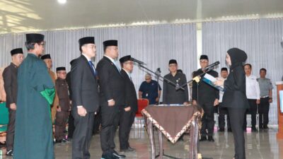 Bupati Way Kanan Lantik Machiavelli Herman Tarmizi sebagai Sekda, Dorong Birokrasi Profesional dan Inovatif