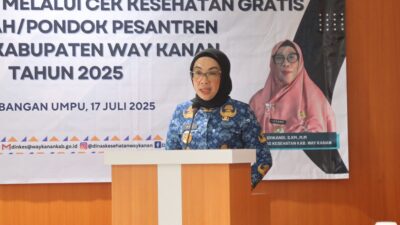 Bupati Way Kanan Canangkan Pemeriksaan Kesehatan Gratis untuk Anak Usia Sekolah