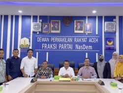 Ketua Fraksi Nasdem DPR Aceh Nurchalis, Terima Kunjungan Fakultas Ekonomi Unmuha Aceh 