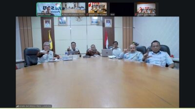 Komisi Informasi Prov. Lampung Lakukan Visiting ke Bawaslu Pesisir Barat