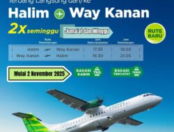 Citilink Resmi Buka Kembali Rute Penerbangan Halim–Way Kanan Mulai 2 November 2025