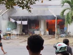 Kebakaran Gerai Indomaret Gegerkan Warga Sekitar Pemda Way Kanan