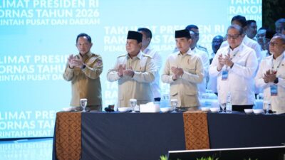 Bupati Way Kanan Hadiri Rakornas Pemerintah Pusat dan Daerah 2026, Dukung Program Prioritas Nasional