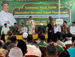 Munir Pererat Silaturahmi dengan Guru Ngaji dan Tokoh Masyarakat, Santuni Anak Yatim di Lampung Tengah