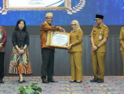 Bupati Ayu Hadiri Peresmian Posbakum Desa dan Kelurahan se-Lampung oleh Menteri Hukum RI