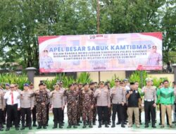 Kapolres Sumenep Pimpin Apel Besar, Sabuk Kamtibmas Jadi Garda Terdepan Jaga Kondusivitas