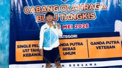 Aldavi Kenzi Shaka Raih Juara 1 Tunggal Pelajar U-17 di Porkab PBSI Way Kanan 2026