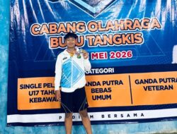 Aldavi Kenzi Shaka Raih Juara 1 Tunggal Pelajar U-17 di Porkab PBSI Way Kanan 2026